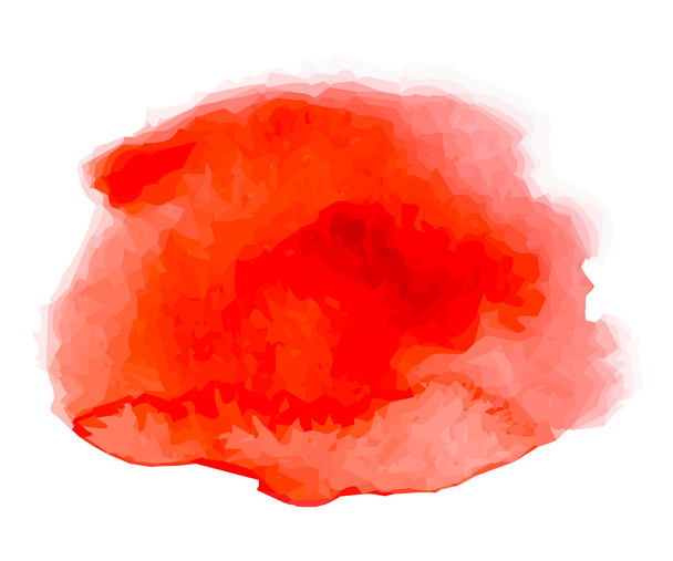 red watercolor - Vector, Image