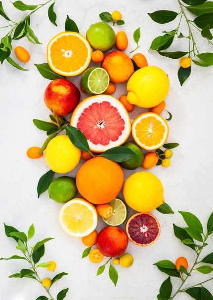 Fresh citrus fruits - Фото, зображення