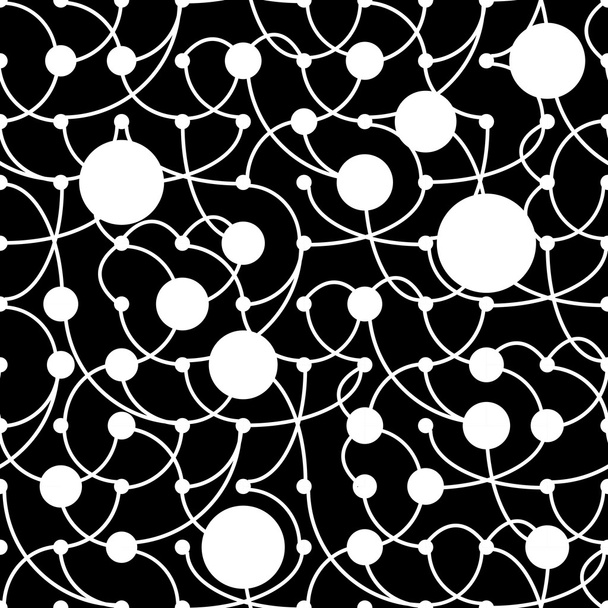 abstrato círculos sem costura padrão - Vetor, Imagem