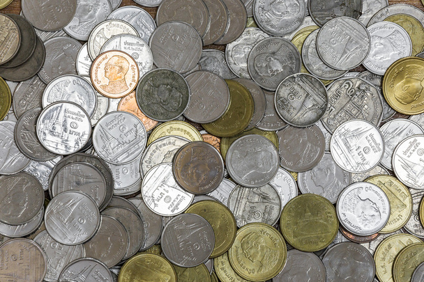 fundo das moedas
  - Foto, Imagem
