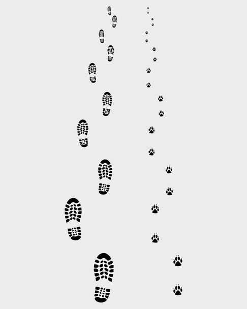 Footprints - Vector, Image