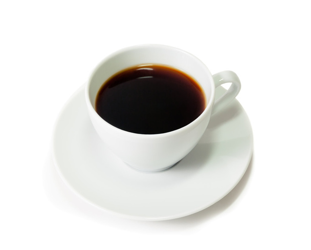 Taza de café aislada en blanco
 - Foto, imagen
