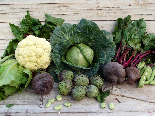 Un affichage de légumes
 - Photo, image