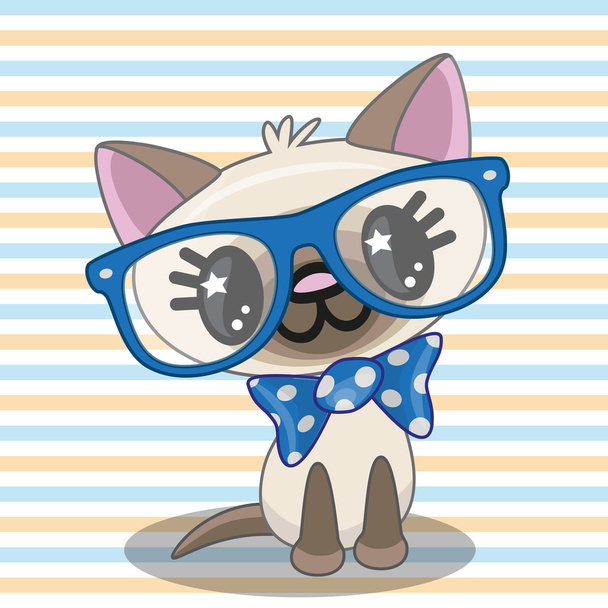 Hipster Cat - Vecteur, image