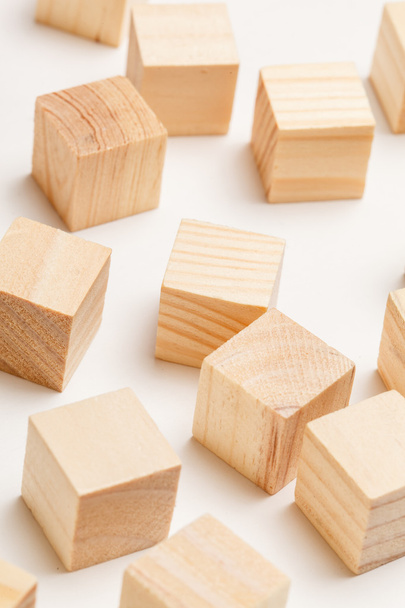 Wooden toy blocks - Foto, Imagem