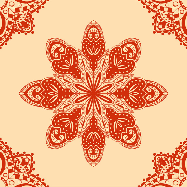 Red seamless pattern - Vektor, Bild