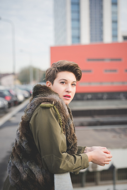 young hipster woman - 写真・画像
