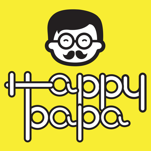 HAPPY PAPA - Vector, Image