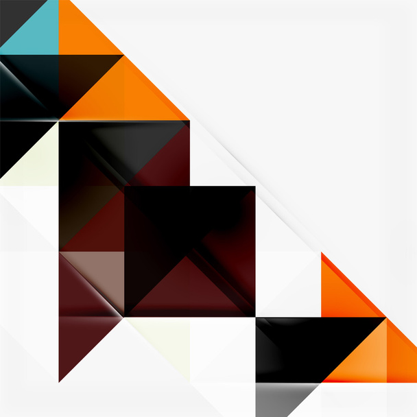 Abstraktní geometrické pozadí. Moderní překrývající se trojúhelníky - Vektor, obrázek