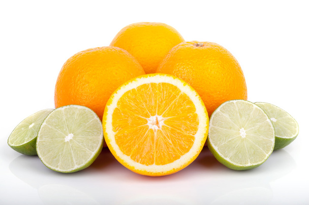 fresh orange and citrus fruits - Fotó, kép