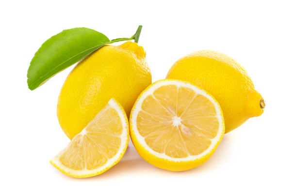Isolado de limão sobre fundo branco - Foto, Imagem