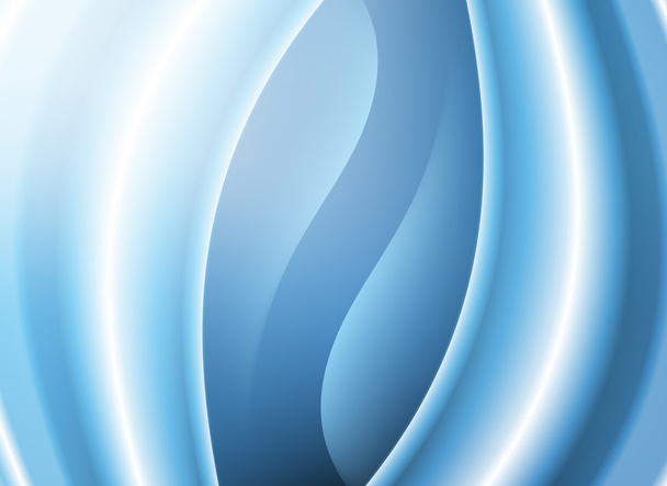 Azul céu pastel onda abstrato fundo liso vetor ilustração
 - Vetor, Imagem