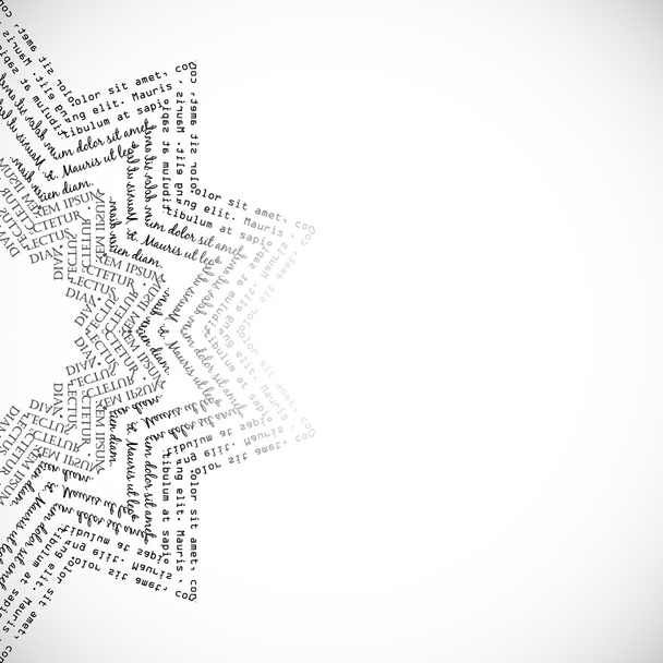 テキスト アイコン ロゴ プリセットの空の空間を持つフォントの構成  - ベクター画像