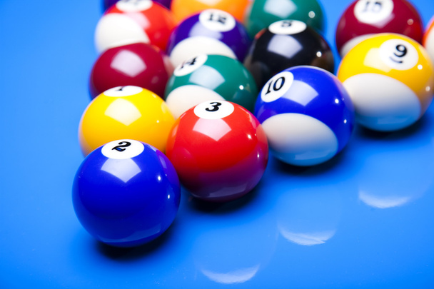 Close-up billiard balls - Foto, Imagem