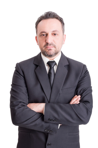 Portrait of a suited business man - Foto, imagen