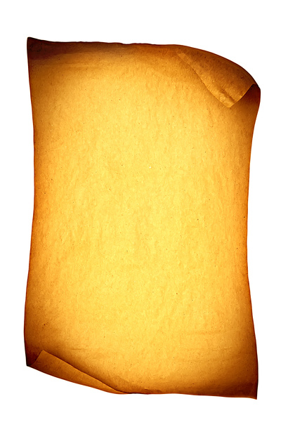 Старый винтажный свиток изолирован на белом фоне
 - Фото, изображение