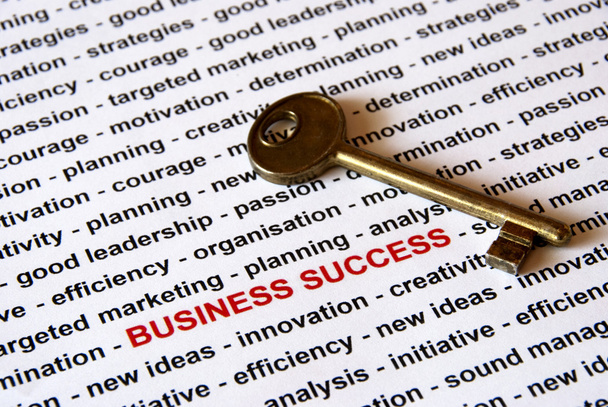 A chave do sucesso empresarial
 - Foto, Imagem
