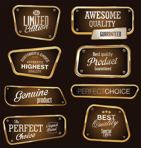 Modern badges collection - Vector, Image