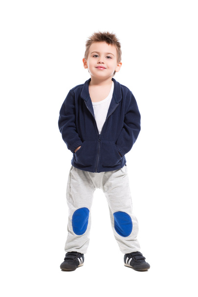 Boy posing in sport clothes - Фото, изображение