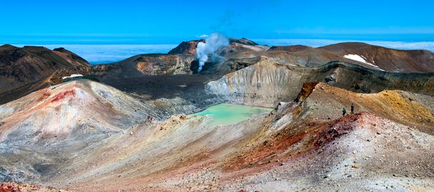Ebeko Volcano on Paramushir Island - 写真・画像