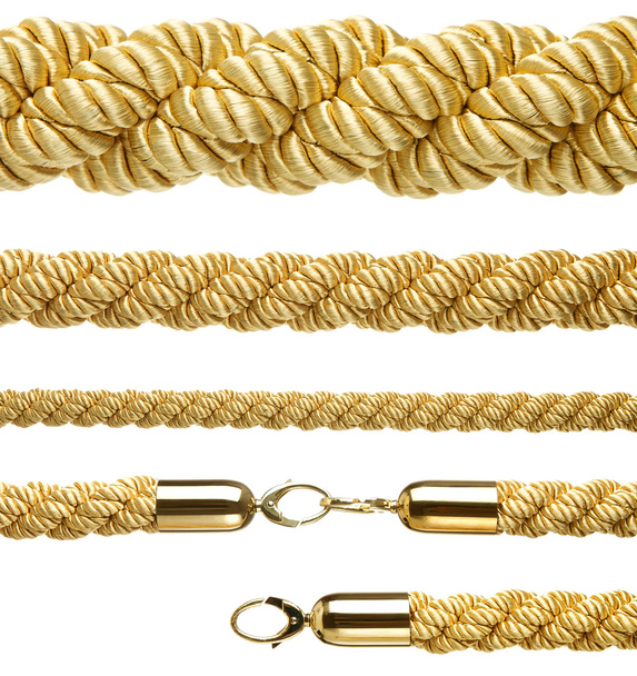 Set of "vip entrance" gold ropes - Fotó, kép