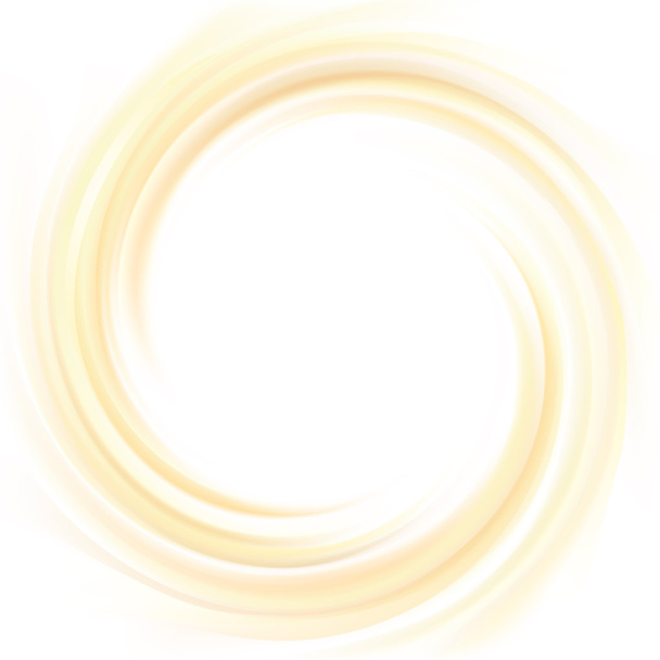 διάνυσμα κίτρινο φόντο του περιστροφικές κινήσεις κρεμώδη υφή - Διάνυσμα, εικόνα