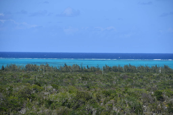 Tyrkysové vody u pobřeží Providenciales na Turks a Caicos - Fotografie, Obrázek