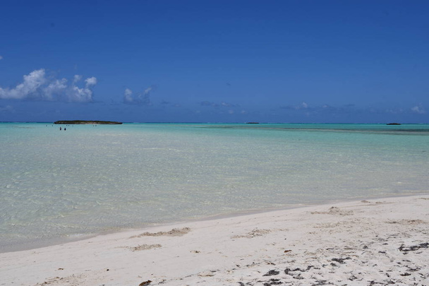Pláž Bambarra na Středních Caicos na ostrovech Turks a Caicos - Fotografie, Obrázek
