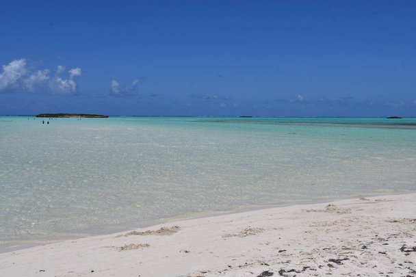Pláž Bambarra na Středních Caicos na ostrovech Turks a Caicos - Fotografie, Obrázek