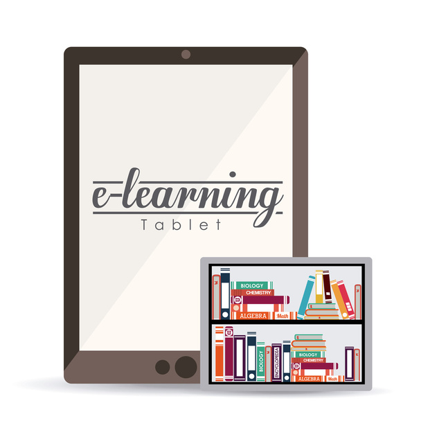 e-learning design  - Vektor, obrázek