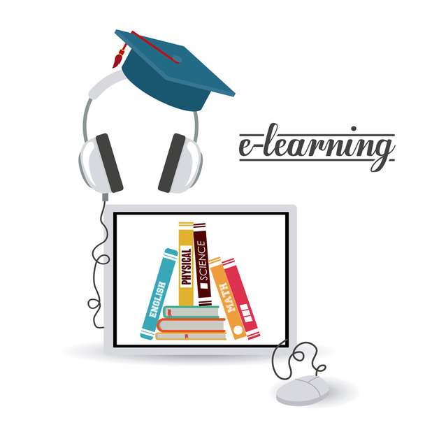 e-learning design - Διάνυσμα, εικόνα