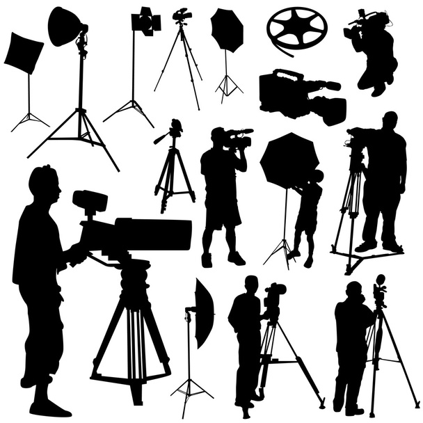 Cameraman e oggetti cinematografici
 - Vettoriali, immagini