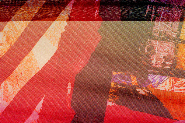 Textura de seda tecido, abstrato
 - Foto, Imagem