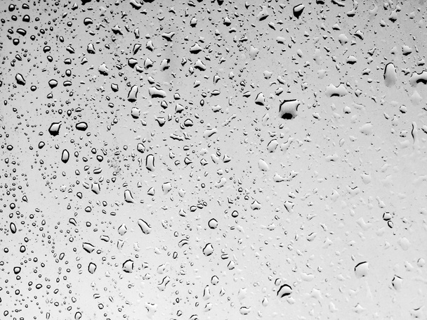 Kapky vody na sklo - Fotografie, Obrázek