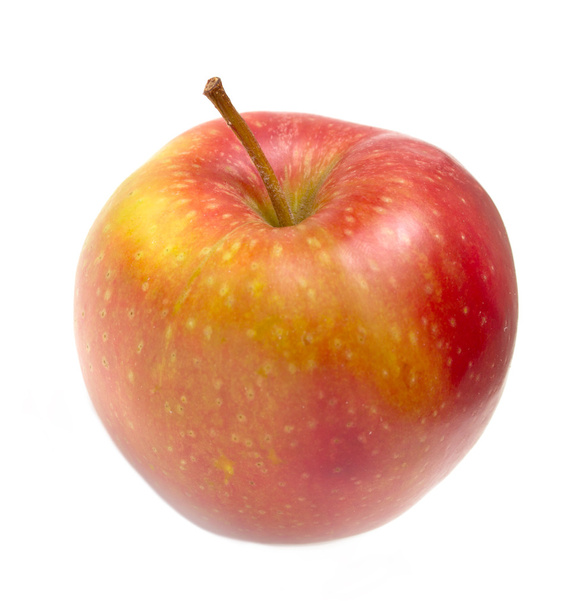 Beyaz arkaplanda kırmızı elma izole edildi - Fotoğraf, Görsel