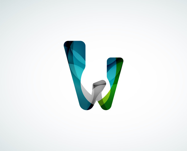 Design loga abstraktní písmeno - Vektor, obrázek