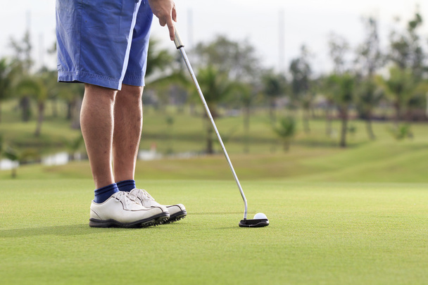 Golfspieler auf dem Grün - Foto, Bild