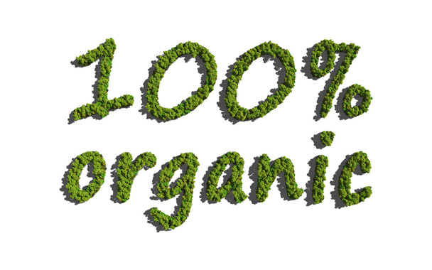 100 percent organic created by trees - Zdjęcie, obraz