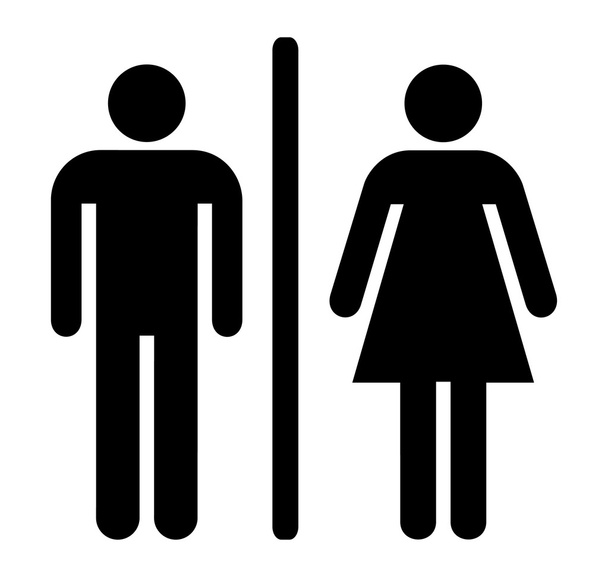 Sinal masculino e feminino
 - Foto, Imagem