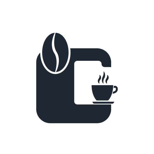 Ikone Kaffeemaschine - Vektor, Bild