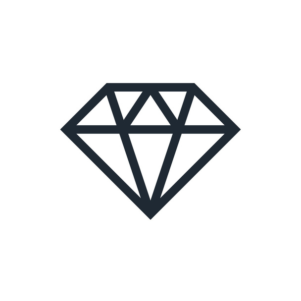 Symbol-Diamant - Vektor, Bild