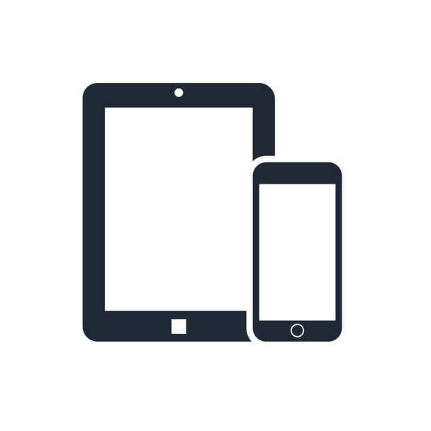icon mobile smartphone and tablet - Vector, Image
