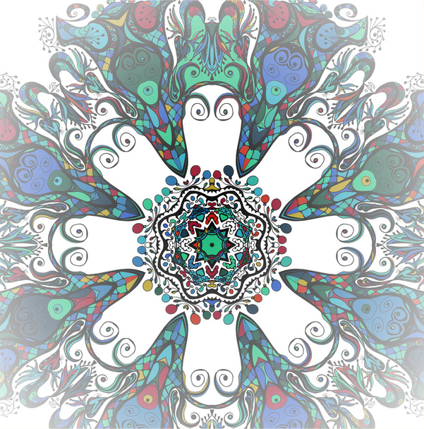 Mandala moti oriental
 - Vecteur, image