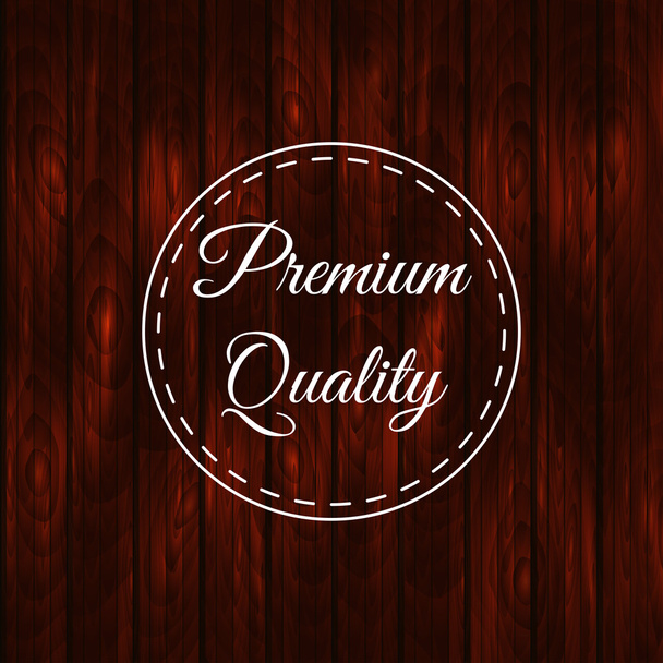 Premium kwaliteit hout achtergrond - Vector, afbeelding