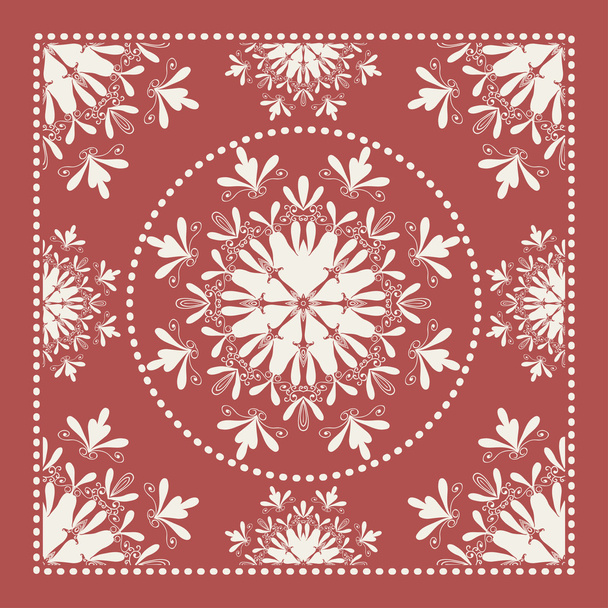 Červený šátek Marsala - Vektor, obrázek