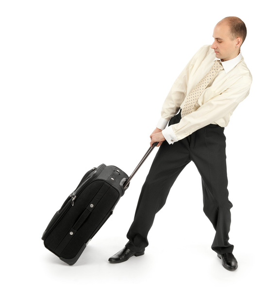 Business man leaving in a travel - Foto, afbeelding