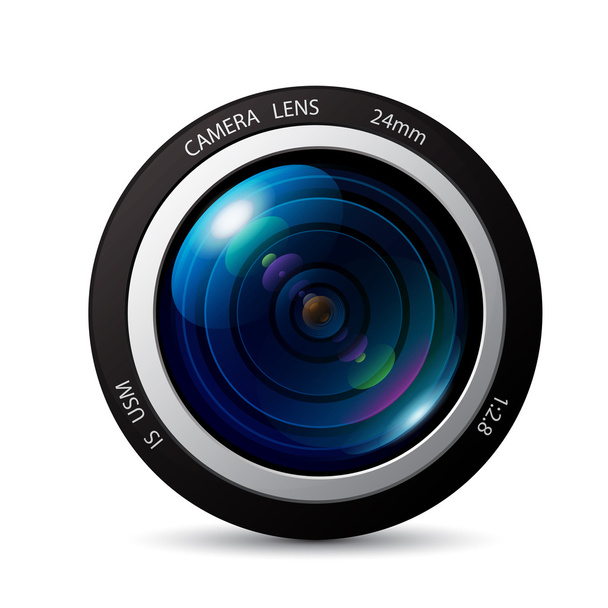 Camera lens icon - Vector, Image