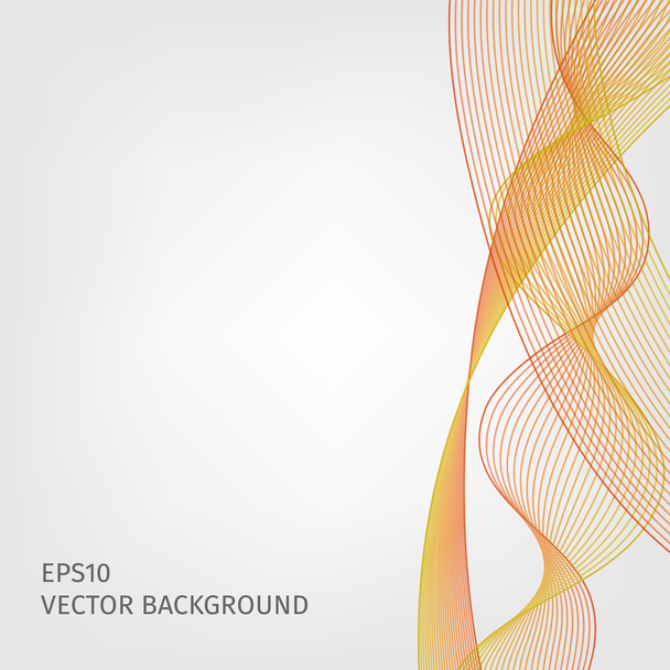 Abstract waved line background - Vecteur, image