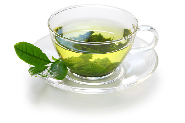 Glas japanischen grünen Tee - Foto, Bild