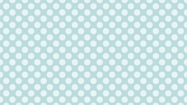 Polka dot pattern background with green mint color - Foto, imagen